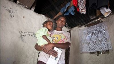 Mère et enfant en Haïti